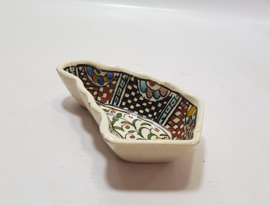 OSMANLI DÖNEMİ KUBBE FORMUNDA KÜTAHYA İŞİ İFTARİYELİK - HURMALIK