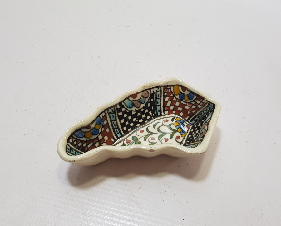 OSMANLI DÖNEMİ KUBBE FORMUNDA KÜTAHYA İŞİ İFTARİYELİK - HURMALIK