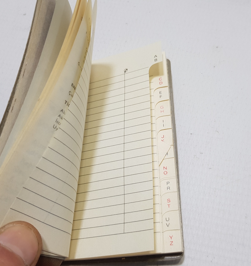 1974 YILI AKBANK NOT DEFTERİ