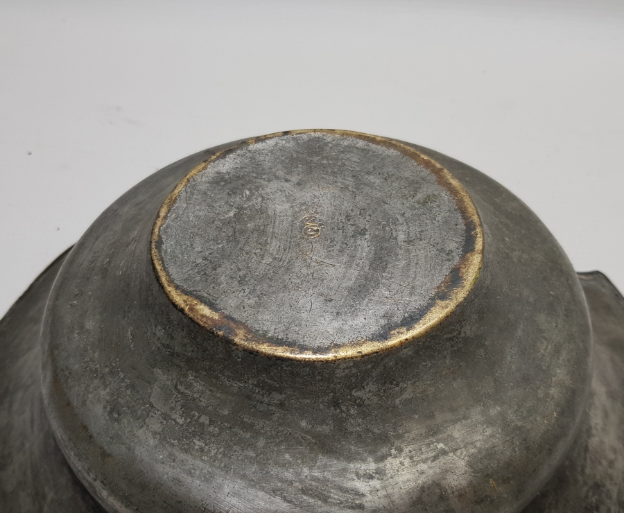 OSMANLI DÖNEMİ USTA DAMGALI BAKIR BERBER TASI