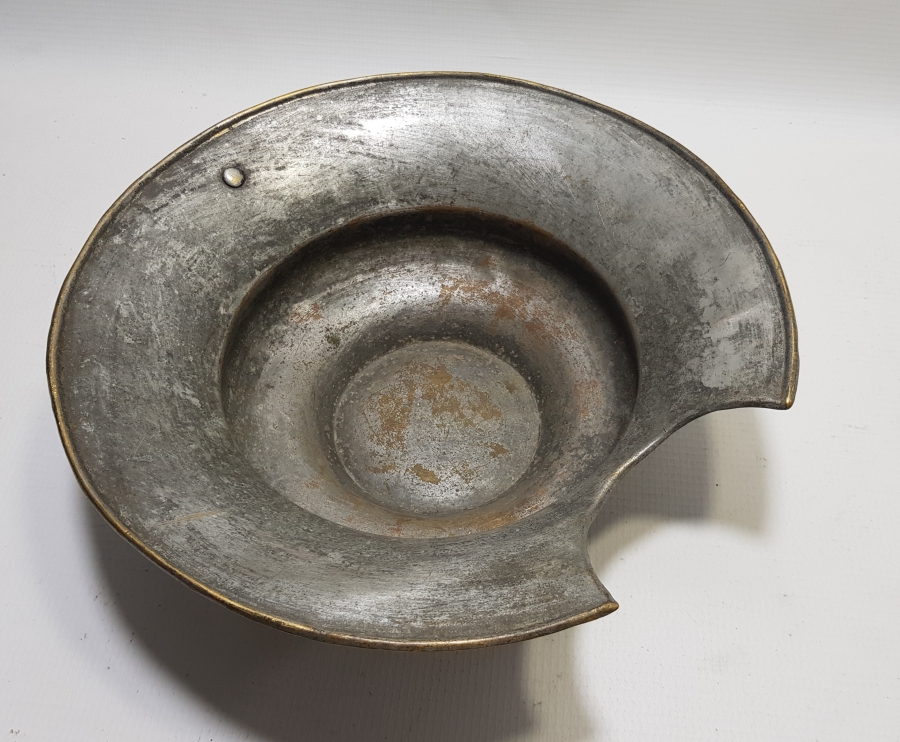 OSMANLI DÖNEMİ USTA DAMGALI BAKIR BERBER TASI