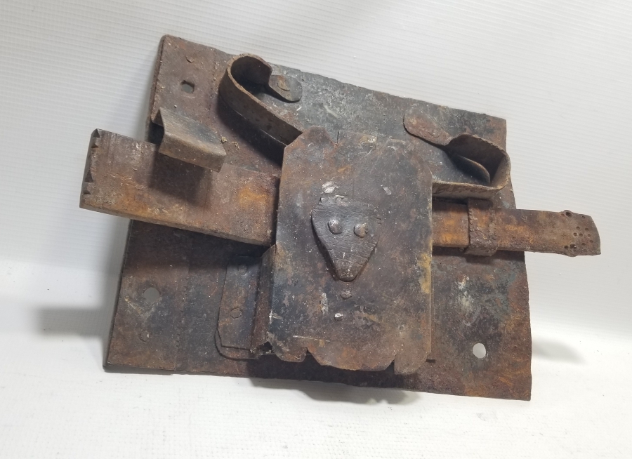 OSMANLI DÖNEMİ EL İŞİ BÜYÜK BOY NADİR KİLİSE KAPI KİLİDİ