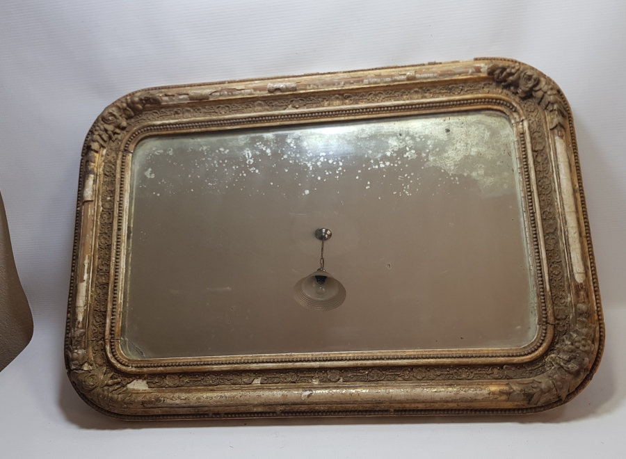 OSMANLI DÖNEMİ KABARTMA İŞÇİLİKLİ TAŞ AYNA