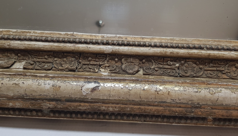 OSMANLI DÖNEMİ KABARTMA İŞÇİLİKLİ TAŞ AYNA