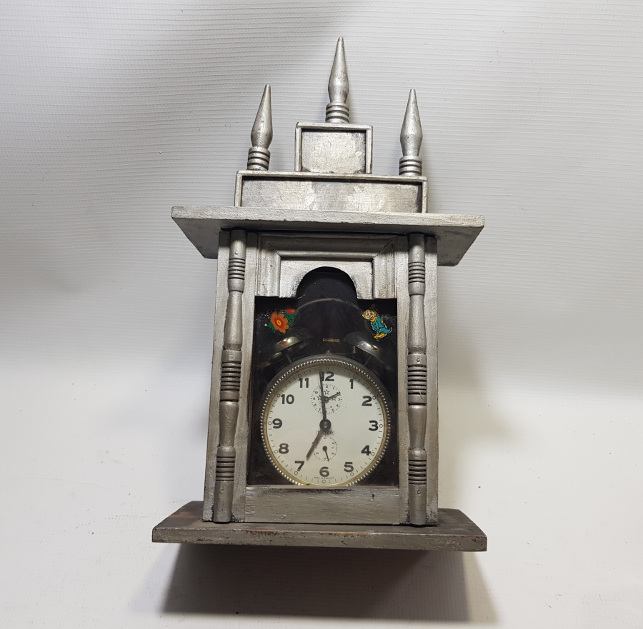 OSMANLI DÖNEMİ AHŞAP KUTUSUNDA KONAK İŞİ NADİR MASA SAATİ