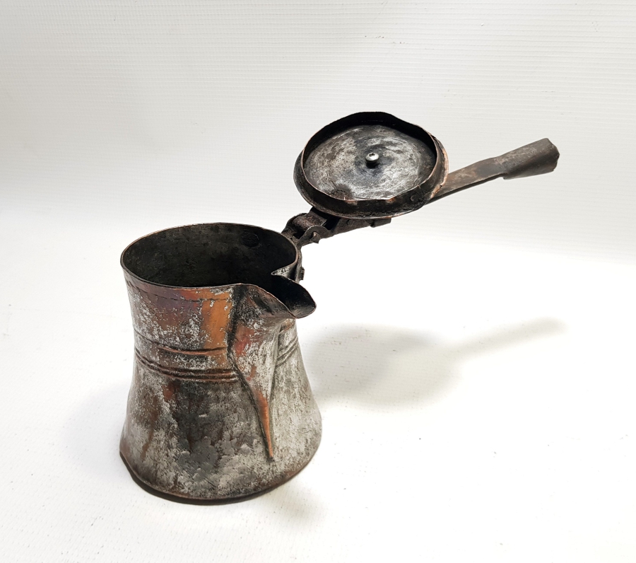 OSMANLI DÖNEMİ EDİRNE İŞİ NADİR KAHVE CEZVESİ