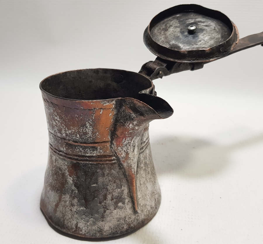 OSMANLI DÖNEMİ EDİRNE İŞİ NADİR KAHVE CEZVESİ