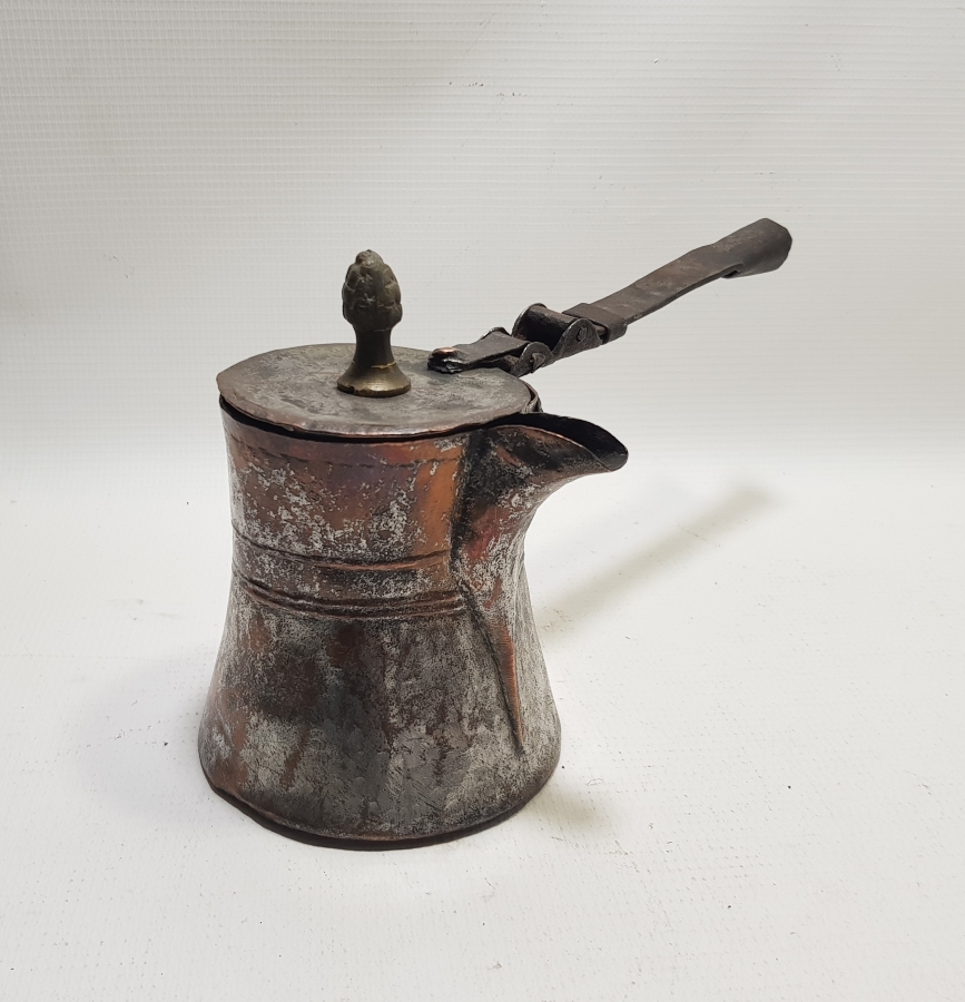 OSMANLI DÖNEMİ EDİRNE İŞİ NADİR KAHVE CEZVESİ