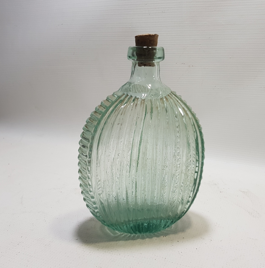 2. DÜNYA SAVAŞI DÖNEMİ ÇOK NADİR ALMAN CAM SUBAY MATARASI