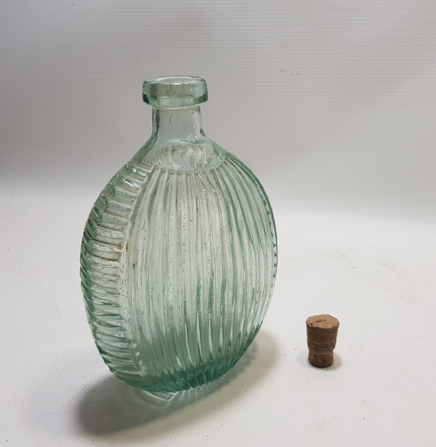 2. DÜNYA SAVAŞI DÖNEMİ ÇOK NADİR ALMAN CAM SUBAY MATARASI