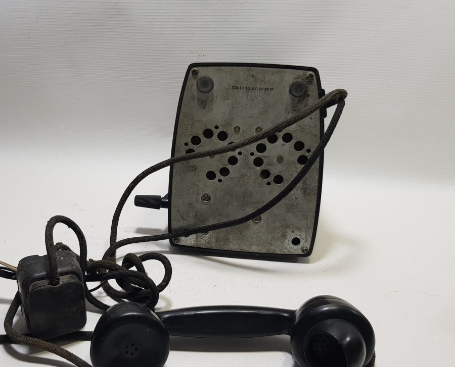 İSVİÇRE YAPIMI OSMANLI DÖNEMİ NADİR YANDAN ÇEVİRMELİ TELEFON