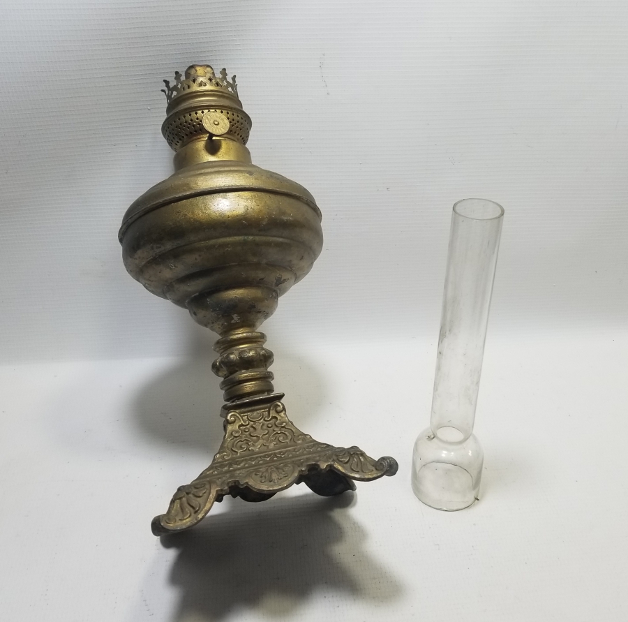 OSMANLI DÖNEMİ KABARTMA İŞÇİLİKLİ NADİR GAZ LAMBASI