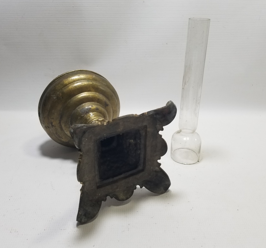 OSMANLI DÖNEMİ KABARTMA İŞÇİLİKLİ NADİR GAZ LAMBASI