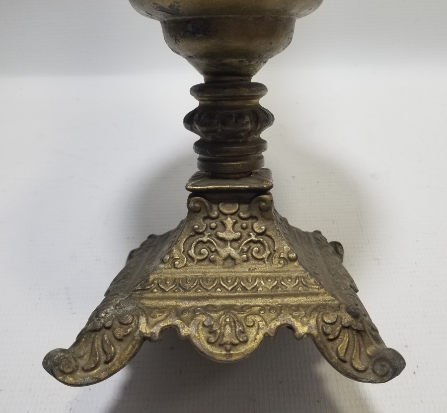 OSMANLI DÖNEMİ KABARTMA İŞÇİLİKLİ NADİR GAZ LAMBASI