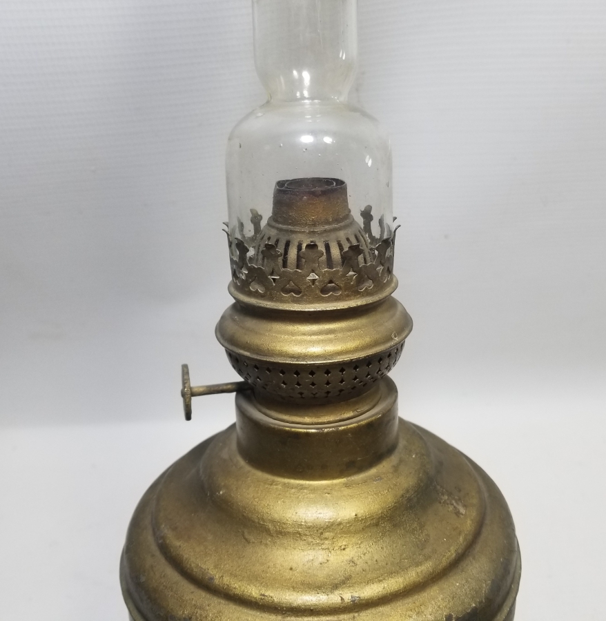 OSMANLI DÖNEMİ KABARTMA İŞÇİLİKLİ NADİR GAZ LAMBASI