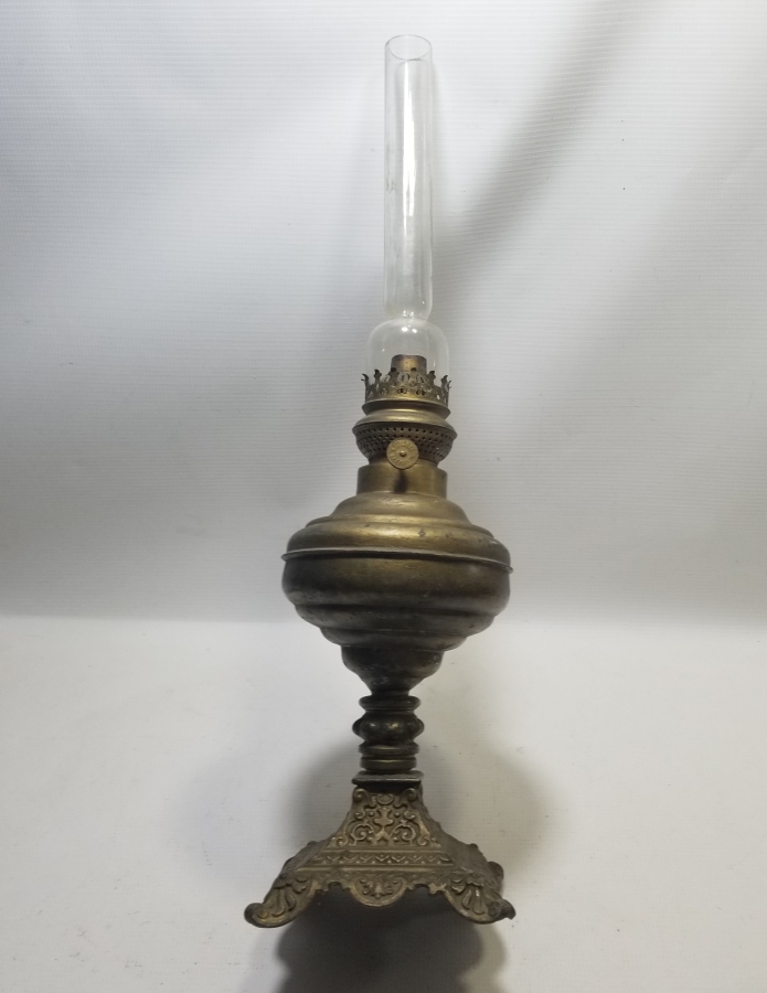 OSMANLI DÖNEMİ KABARTMA İŞÇİLİKLİ NADİR GAZ LAMBASI