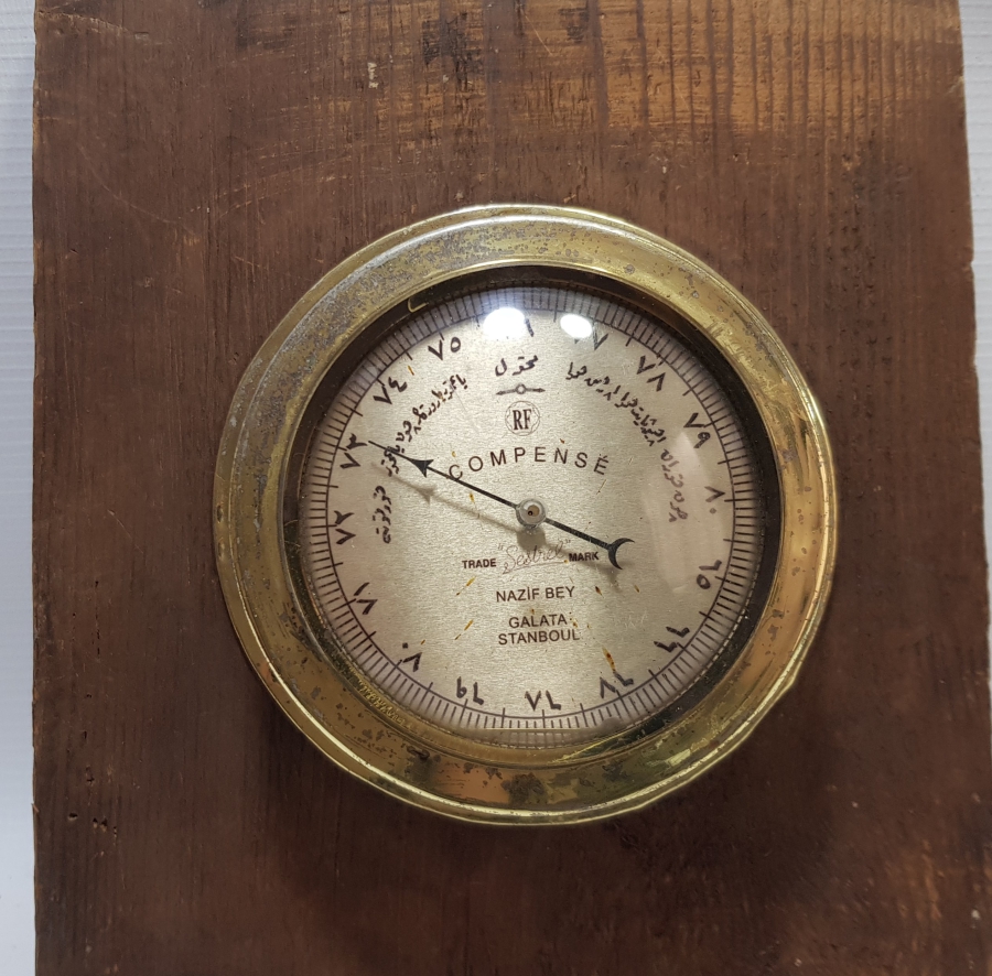 OSMANLI DÖNEMİ NADİR TİPTE BAROMETRE