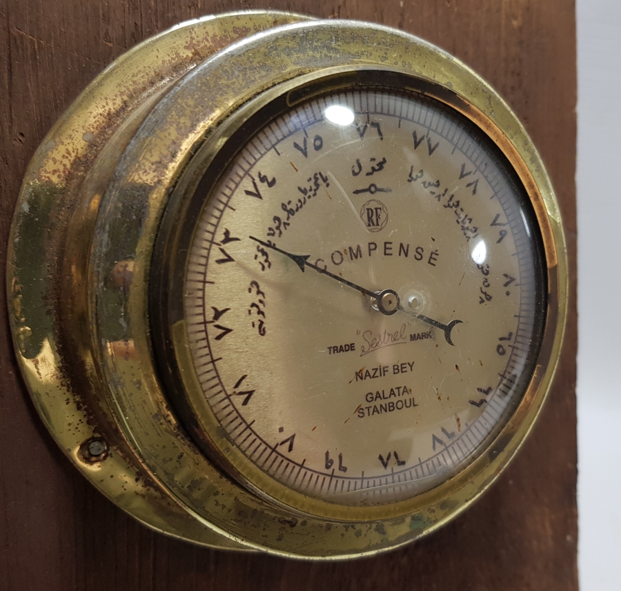 OSMANLI DÖNEMİ NADİR TİPTE BAROMETRE