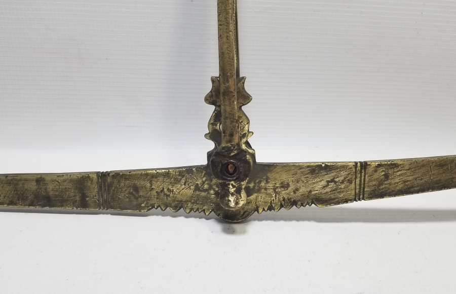 KEFELERİ OSMANLICA DAMGALI EL YAPIMI OSMANLI DÖNEMİ SÜLEYMANİYE ÇİFT KEFELİ TERAZİ