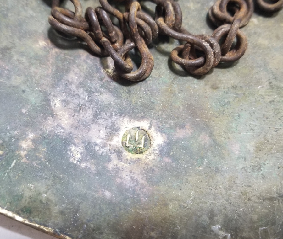 KEFELERİ OSMANLICA DAMGALI EL YAPIMI OSMANLI DÖNEMİ SÜLEYMANİYE ÇİFT KEFELİ TERAZİ