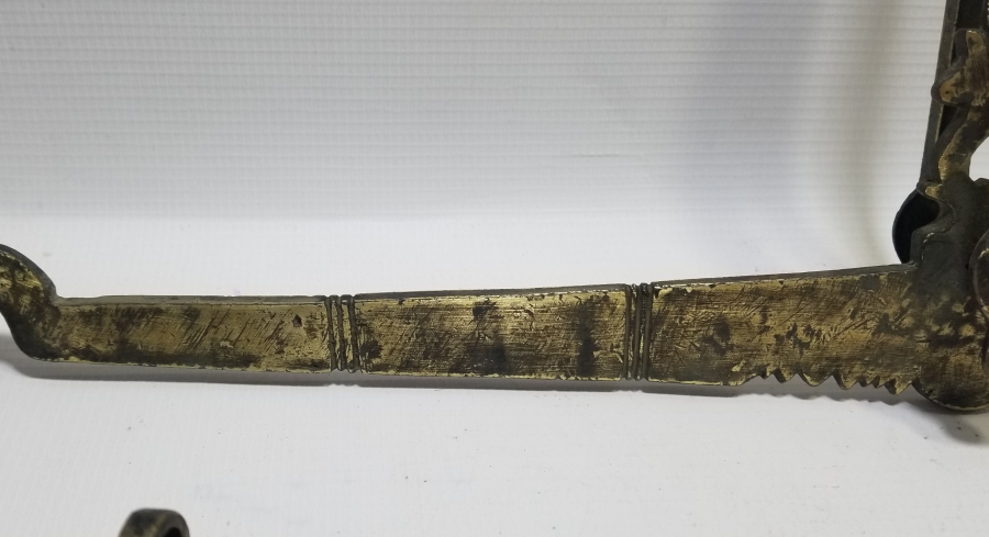 KEFELERİ OSMANLICA DAMGALI EL YAPIMI OSMANLI DÖNEMİ SÜLEYMANİYE ÇİFT KEFELİ TERAZİ