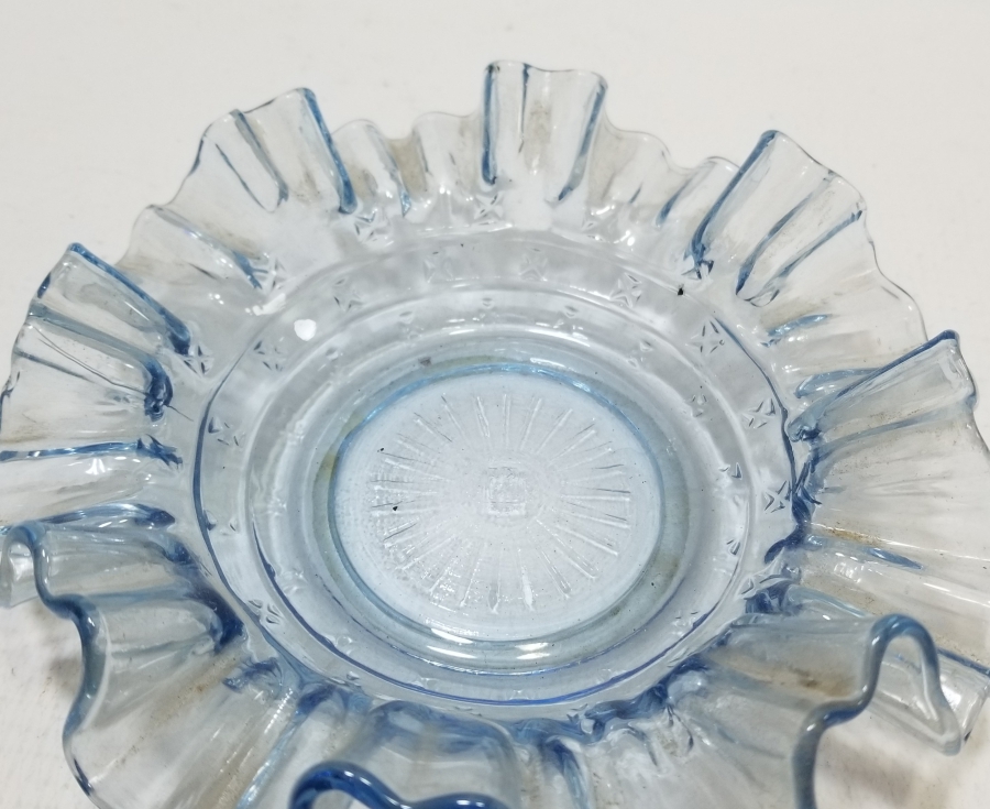 ÇİFT RENKLİ ANTİKA CAM LOKUMLUK