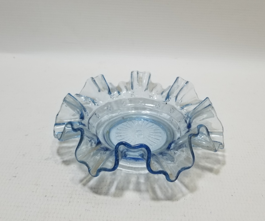 ÇİFT RENKLİ ANTİKA CAM LOKUMLUK