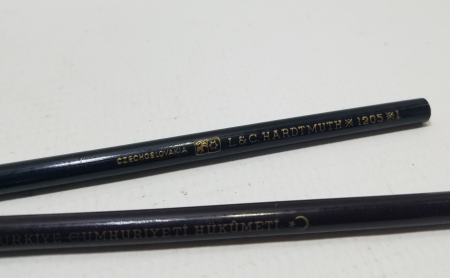 CUMHURİYET BAŞLARI 3 ADET ANTİKA KURŞUN KALEM