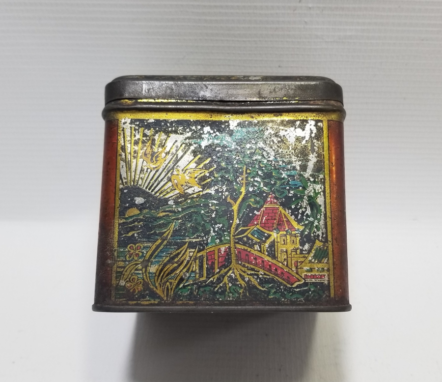 ORİJİNAL ETİKETİYLE OSMANLI DÖNEMİ NADİR ÇAY KUTUSU