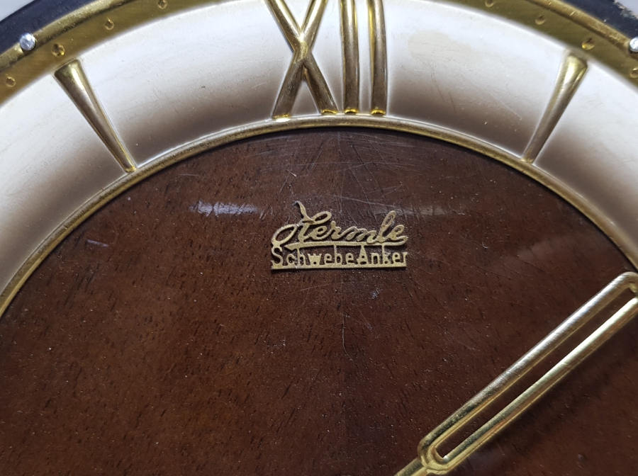 ORİJİNAL ANAHTARIYLA ANTİKA KURMALI ALMAN ŞÖMİNE SAATİ