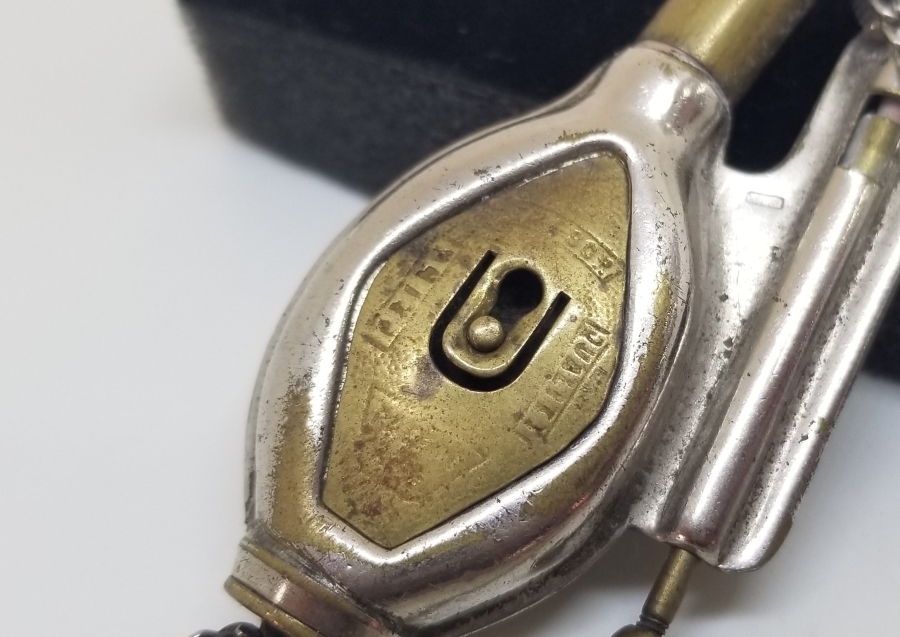 ÜZERİ RÜSUM PULLU NADİR OSMANLI DÖNEMİ SUBAY ÇAKMAĞI