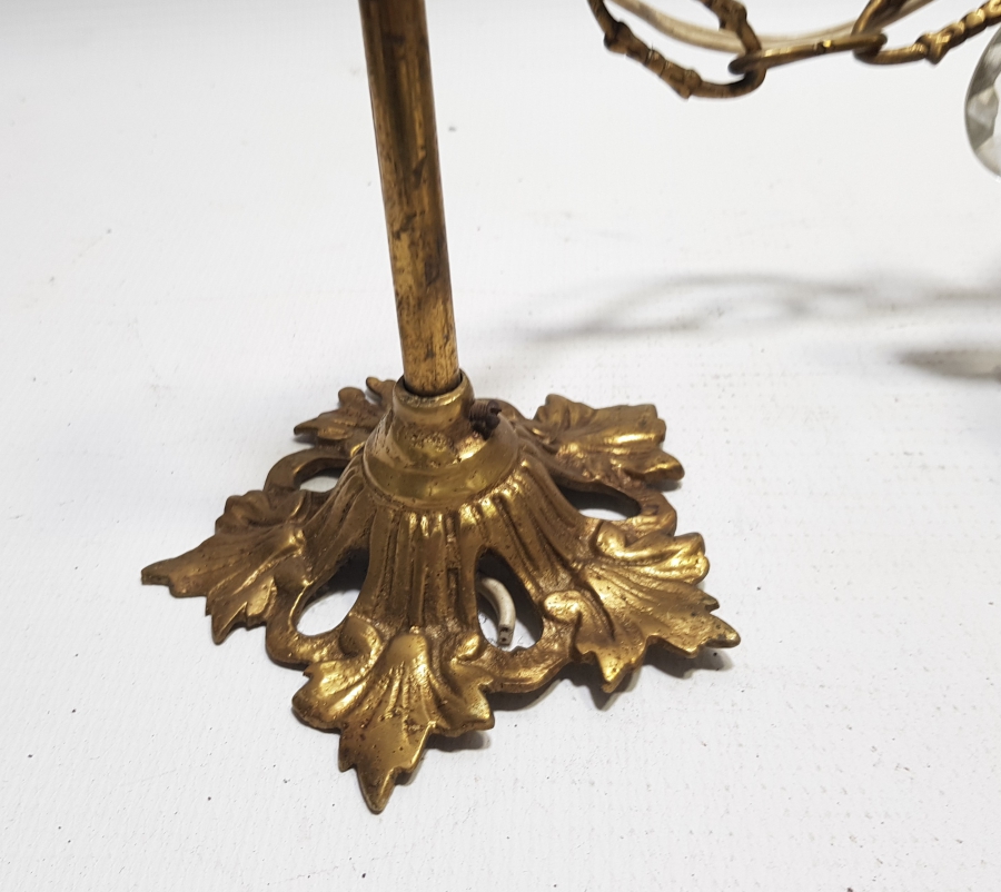 KRİSTAL TAŞLI ANTİKA AVİZE