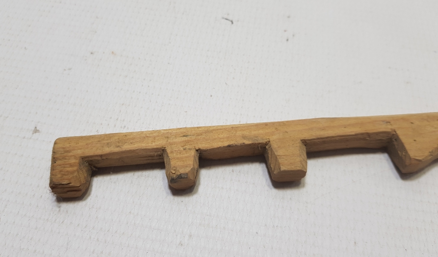 OSMANLI DÖNEMİ EL YAPIMI AHŞAP AMBAR KİLİDİ ANAHTARI