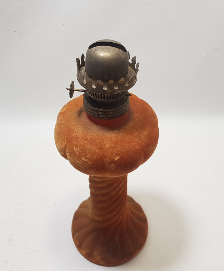 BURGULU MODEL ANTİKA GAZ LAMBASI