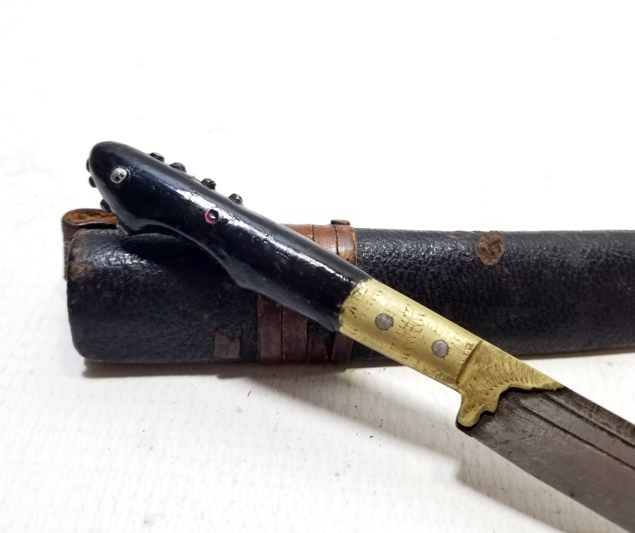 ORİJİNAL KININDA SAPI KABARALI KARADENİZ YAPIMI KABADAYI KOLTUKALTI KAMASI