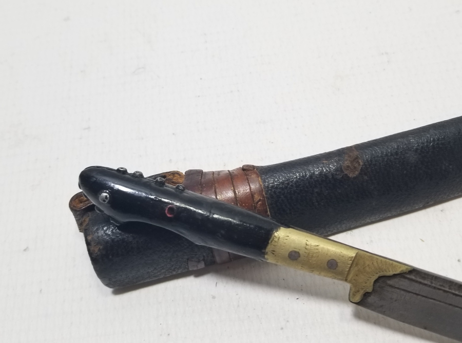 ORİJİNAL KININDA SAPI KABARALI KARADENİZ YAPIMI KABADAYI KOLTUKALTI KAMASI