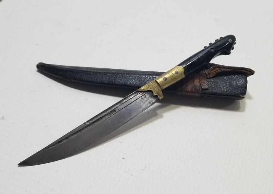 ORİJİNAL KININDA SAPI KABARALI KARADENİZ YAPIMI KABADAYI KOLTUKALTI KAMASI