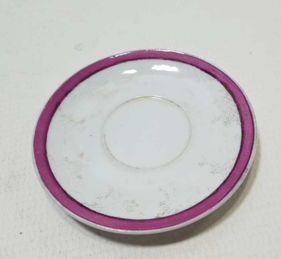 OSMANLI DÖNEMİ İKİ ADET KUZNETSOV PORSELEN ÇAY TABAĞI