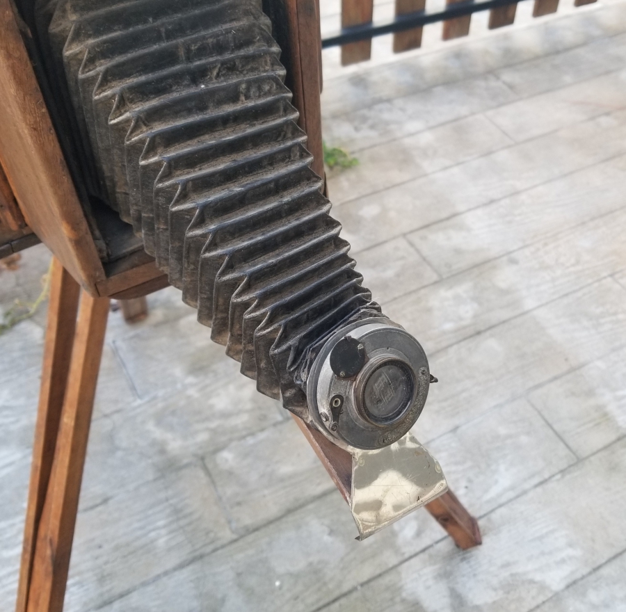 OSMANLI DÖNEMİ ÇOK NADİR AYAKLI AHŞAP KASA FOTOĞRAF MAKİNESİ