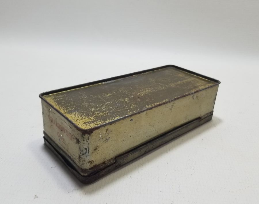 ÜZERİ OSMANLICA YAZILI AY YILDIZLI VE OSMANLI DEVLET ARMALI NADİR SİGARA TABAKASI