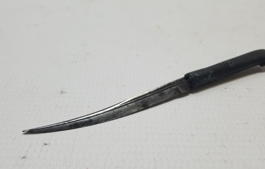 OSMANLI DÖNEMİ KARADENİZ YAPIMI NADİR YILAN DİLLİ ÇİZME KAMASI