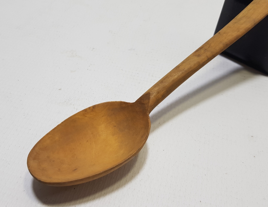 OSMANLI DÖNEMİ EL OYMA TAHTA KAŞIK