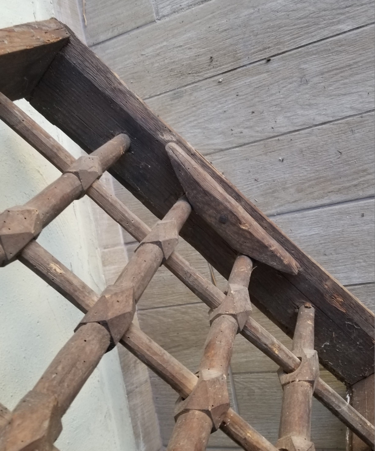 EL YAPIMI OSMANLI DÖNEMİ AHŞAP KONAK PENCERESİ