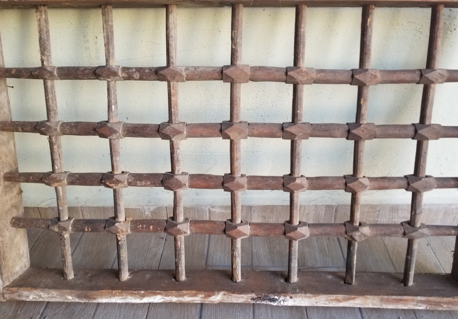 EL YAPIMI OSMANLI DÖNEMİ AHŞAP KONAK PENCERESİ