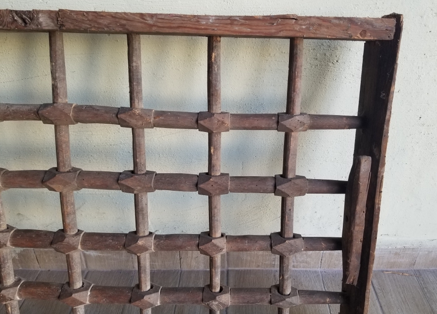 EL YAPIMI OSMANLI DÖNEMİ AHŞAP KONAK PENCERESİ