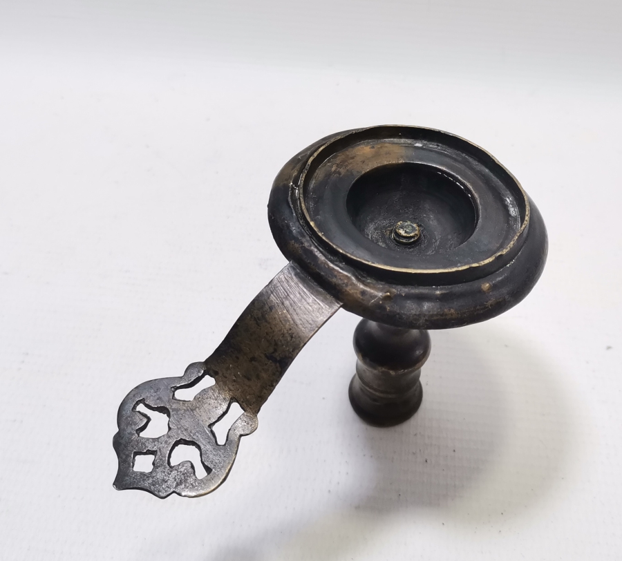 NADİR TİPTE OSMANLI DÖNEMİ TUTMAÇLI ESERİ İSTANBUL EL MUMLUĞU