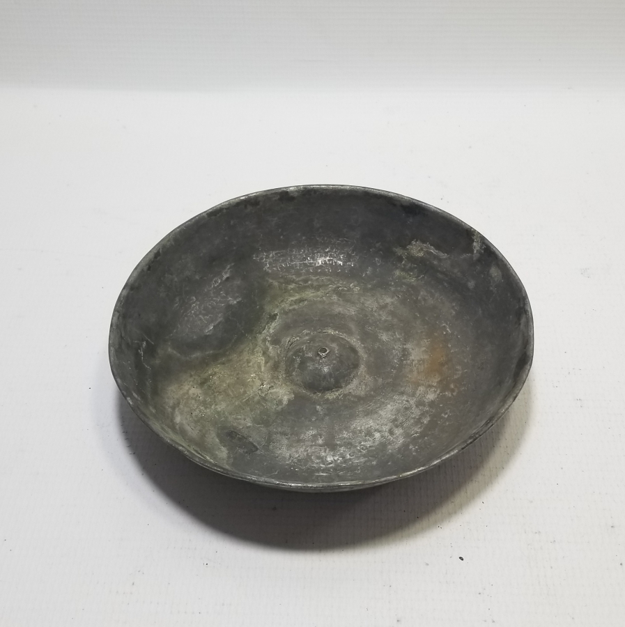 OSMANLI DÖNEMİ HEM KAPAK HEM KASE OLABİLEN BAKIR SEFER TASI KAPAĞI