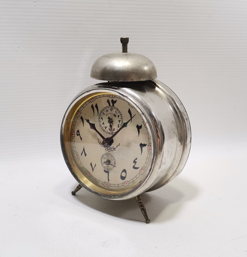 ÜZERİ OSMANLICA YAZILI OSMANLI DÖNEMİ NADİR MASA SAATİ