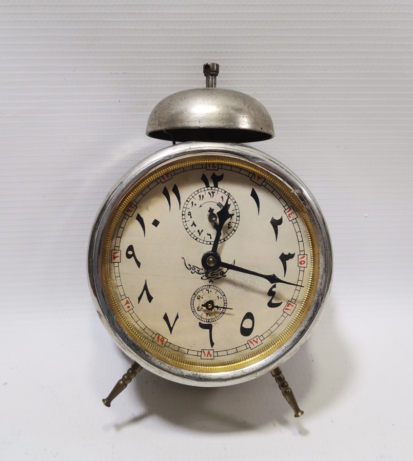 ÜZERİ OSMANLICA YAZILI OSMANLI DÖNEMİ NADİR MASA SAATİ