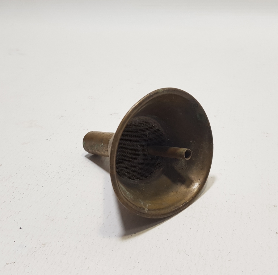 OSMANLI DÖNEMİ NADİR TİPTE EL YAPIMI SÜZGEÇLİ HUNİ